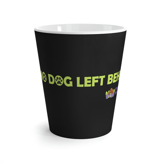 No Dog Left Behind Latte Mug